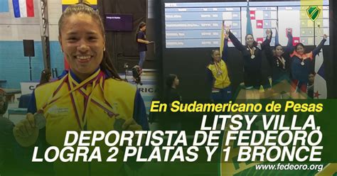 LITSY VILLA DEPORTISTA DE FEDEORO LOGRA 2 PLATAS Y 1 BRONCE