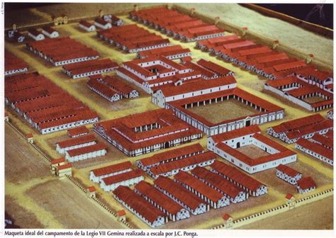 Maqueta del campamento Romano Legión VII Remedios para adelgazar