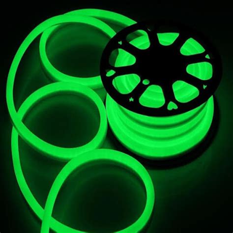 Neon Flex Ledstrip V Groen Dimbaar