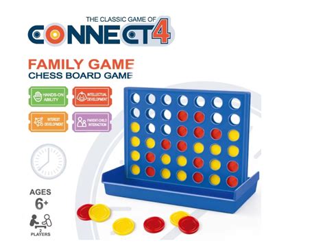 Juego de mesa Conecta 4 en linea Pequeño para viaje GENERICO