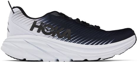 Hoka Black And White Rincon 3 Sneakers Ssense Canada