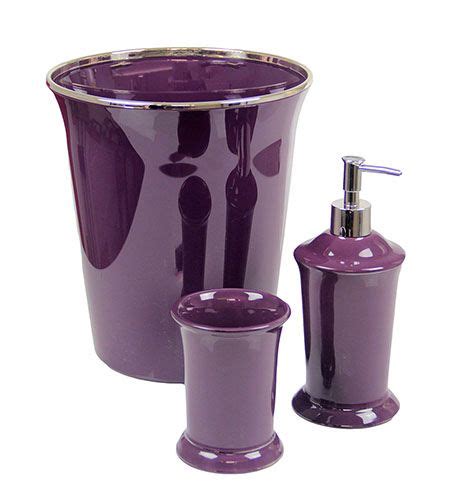 Regal Purple Bathroom Accessories Basics Set Purple Bathroom Accessories Purple Bathrooms