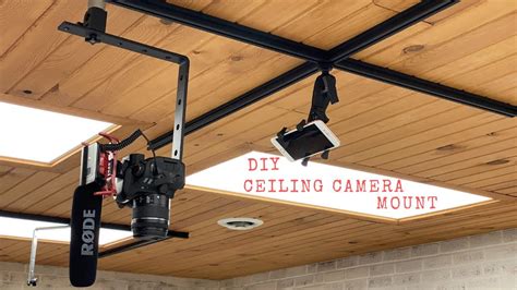 Diy Ceiling Camera Mount And Diy Overhead Camera Setup Youtube