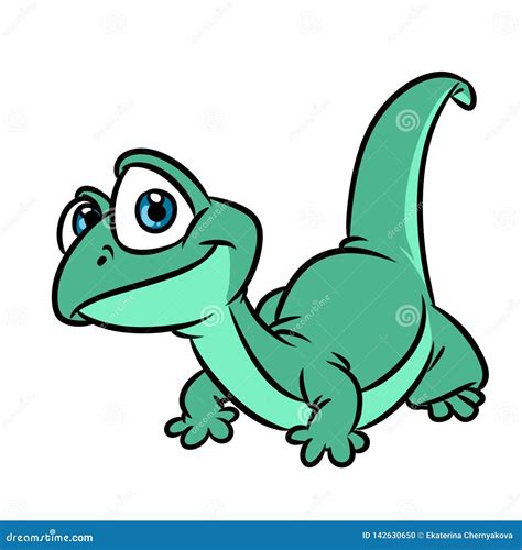 Little Lizard Cartoon Illustration | CartoonDealer.com #142630575