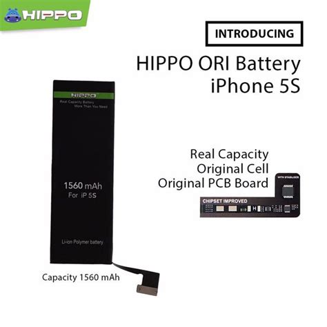 Jual Hippo Baterai Iphone S C Mah Original Premium Cell Quality