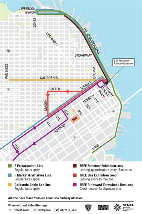 Map Of Sf Cable Car Routes