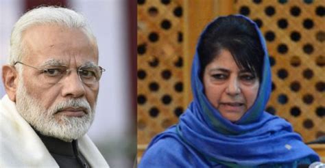 Accept Imran Khan S Offer Of Friendship Mehbooba Appeals To Pm Modi