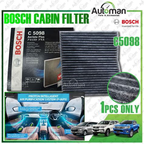 Toyota Hilux REVO Fortuner NEW Innova 2015 2020 BOSCH ACTIVATED CARBON