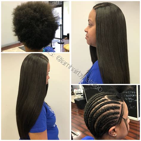 Before And After💫😊 Check Out This Incredibly Natural Looking Traditional Sew In Hair