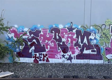 Cool Graffiti On The Side Of A Building