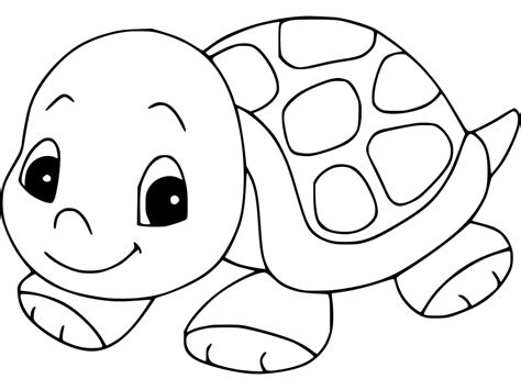 A Cute Tortoise Coloring Page Download Print Or Color Online For Free