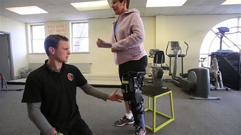 Stroke Survivor Learns To Walk Again With Robotic Leg Youtube