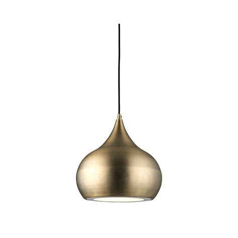 Endon Brosnan Contemporary Antique Brass Ceiling Pendant Light 61299 Lighting From The Home