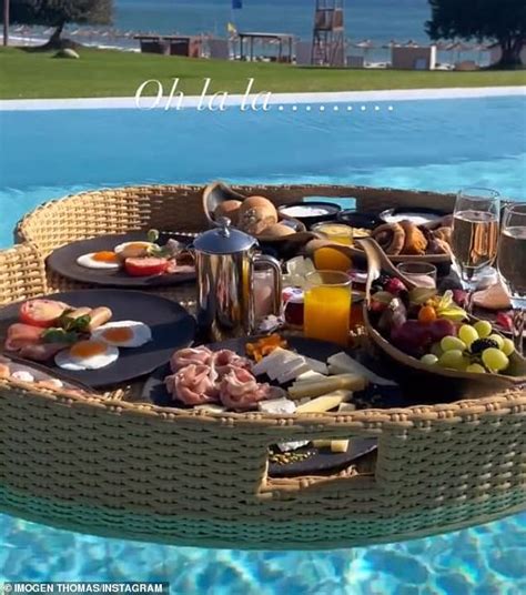 Imogen Thomas Shows Off Her Enviable Assets In A Skimpy Black Bikini On Her Greek Getaway