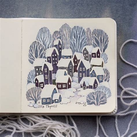 Ulla Thynell | Sketch book, Art drawings, Illustration