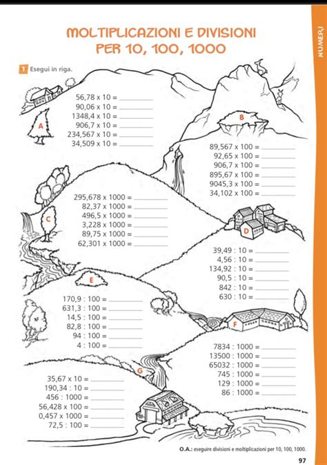 Schede Didattiche Di Matematica Moltiplicare Per Artofit
