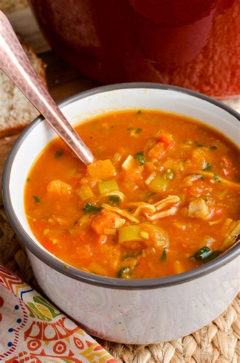 Spicy Chicken And Vegetable Soup Slimming Eats Recipes Artofit