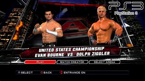 Wwe Smackdown Vs Raw Ps Evan Bourne Vs Dolph Ziggler K