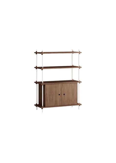 Moebe Shelving System S B Regalsystem Smoked Oak White