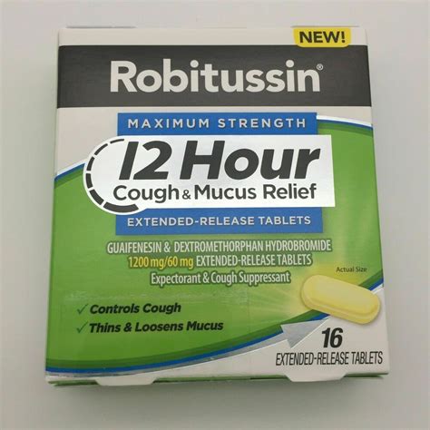 Robitussin Hour Cough Relief