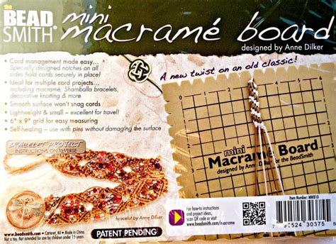 Macrame Board with T Pins Lightweight Knotting Board Foam | Etsy