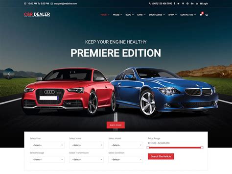 15 Best Car Dealer WordPress Themes 2025