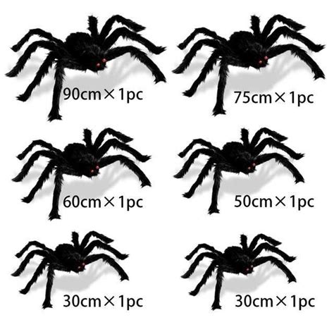 6 pcs araignée Bande de Signalisation pour Décoration Halloween 1