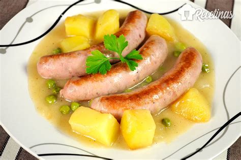 Salchichas Con Patatas Recetinas