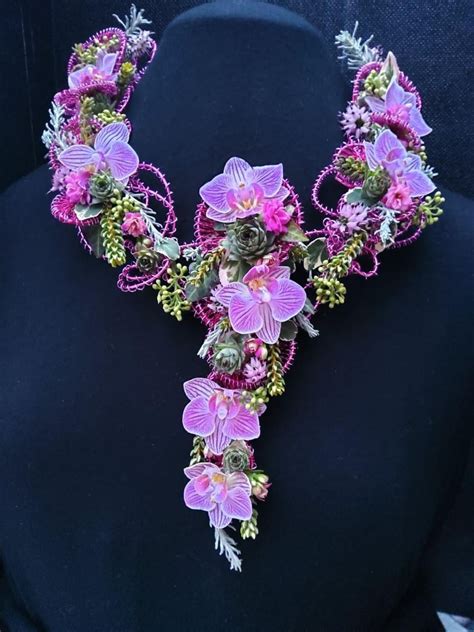 Pin By Mary Welborn Pierce On Wearable Art In 2022 Floral Jewellery