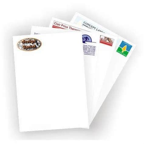 White Bond Paper Printed Letterhead At Rs 2 Piece In Haridwar ID