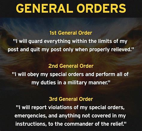 General Orders Military Quotes Soldiers Creed Army Values