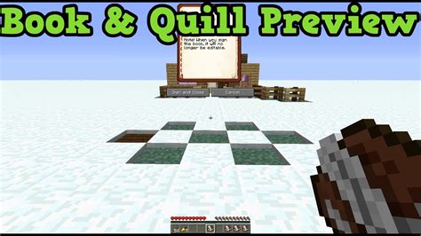 Book And Quill Recipe Minecraft Pe | Dandk Organizer