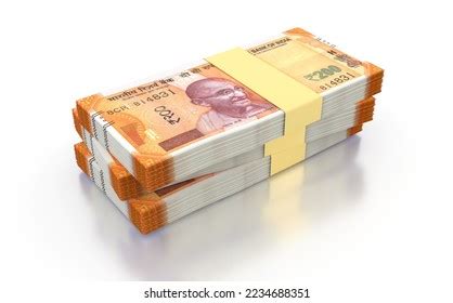 Indian Rupee 200 Notes Photos and Images & Pictures | Shutterstock