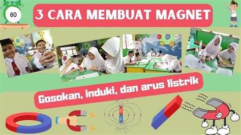 PERCOBAAN 3 CARA MEMBUAT MAGNET I GOSOKAN INDUKSI DAN ARUS LISTRIK