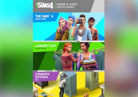 Buy The Sims 4 Clean And Cozy Starter Bundle Global Ea App Gamivo