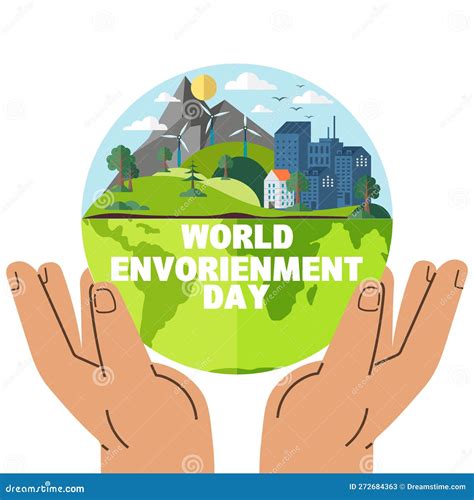 Save Planet Hands Holding Globe Earth Earth Day Concept For Poster