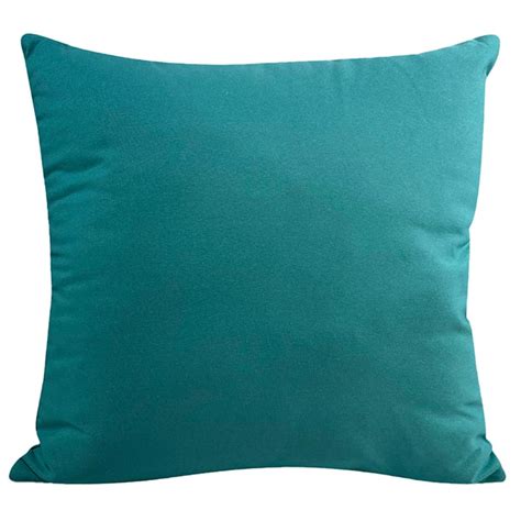 Teal Throw Pillow, 18"