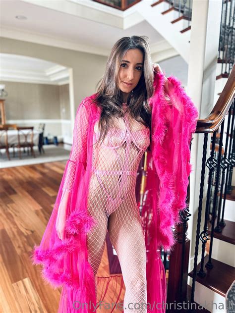 Christina Khalil Pink Strap Lingerie Onlyfans Set Leaked TheSexTube