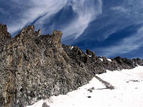 Aiguilles Marbr Es From Gigante Glacier Photos Diagrams Topos