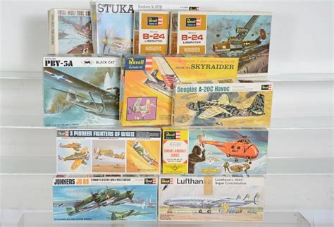 Vintage Revell Airplane Model Kits