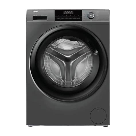 Haier Washing Machine 8Kg Inverter 1400 Rpm With Steam Silver HW80 ...