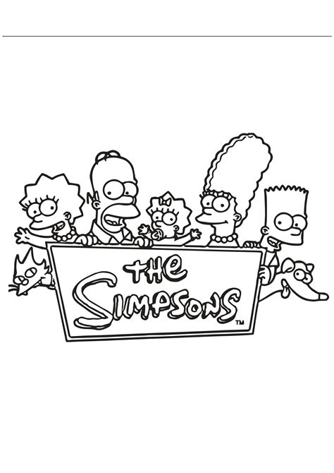 Coloriages Simpson Imprimer