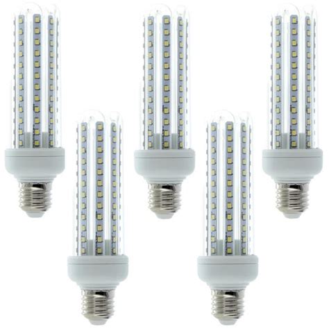 5 Ampoules LED E27 19W éq 160W blanc froid Cdiscount Maison