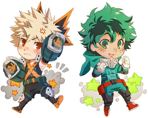 Bakugou And Deku Chibi By Day Dream Fever On Deviantart