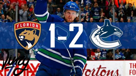 Canucks Vs Panthers Highlights Jan Hd Youtube