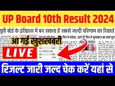 Up Board Ka Result Kaise Check Kare 2024 Class 10th Up Board High