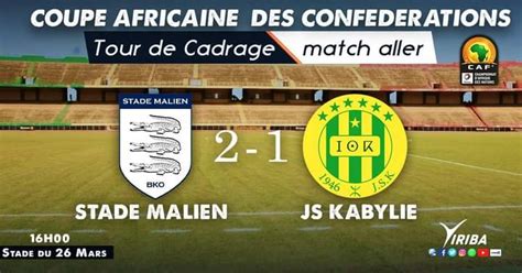 Tour de cadrage coupe CAF Le stade malien assure à domicile