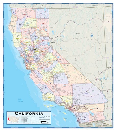 Southern California Counties Map