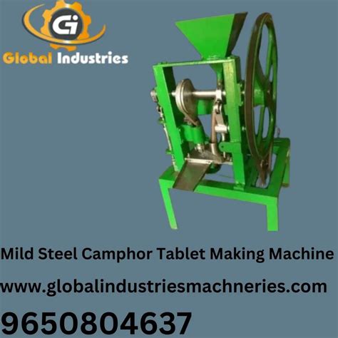 2 KW Mild Steel Camphor Tablet Making Machine 380V Capacity 1200