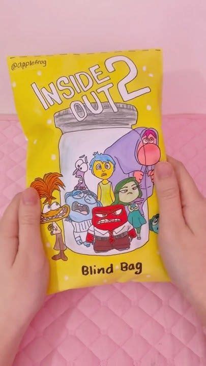 Inside Out 2 Blind Bag 💛diycraft Papercraftinsideout Blindbag